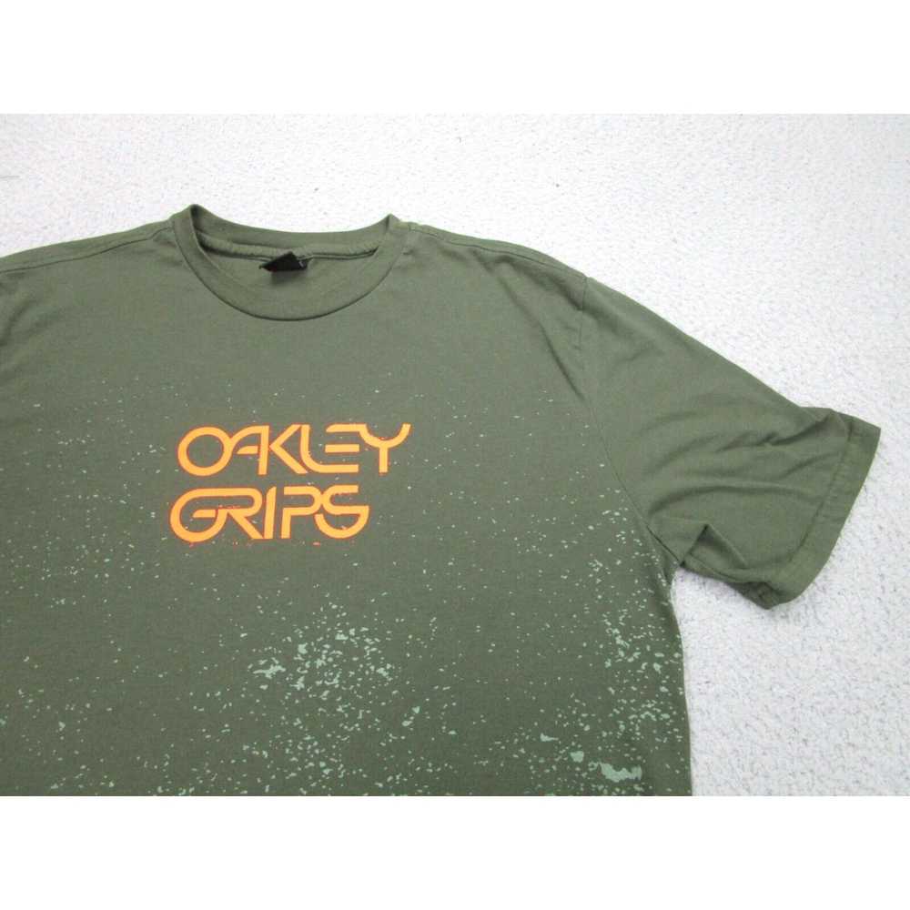 Oakley Oakley Shirt Mens XL Green Orange Grips Ce… - image 2