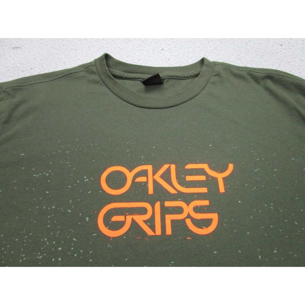 Oakley Oakley Shirt Mens XL Green Orange Grips Ce… - image 3
