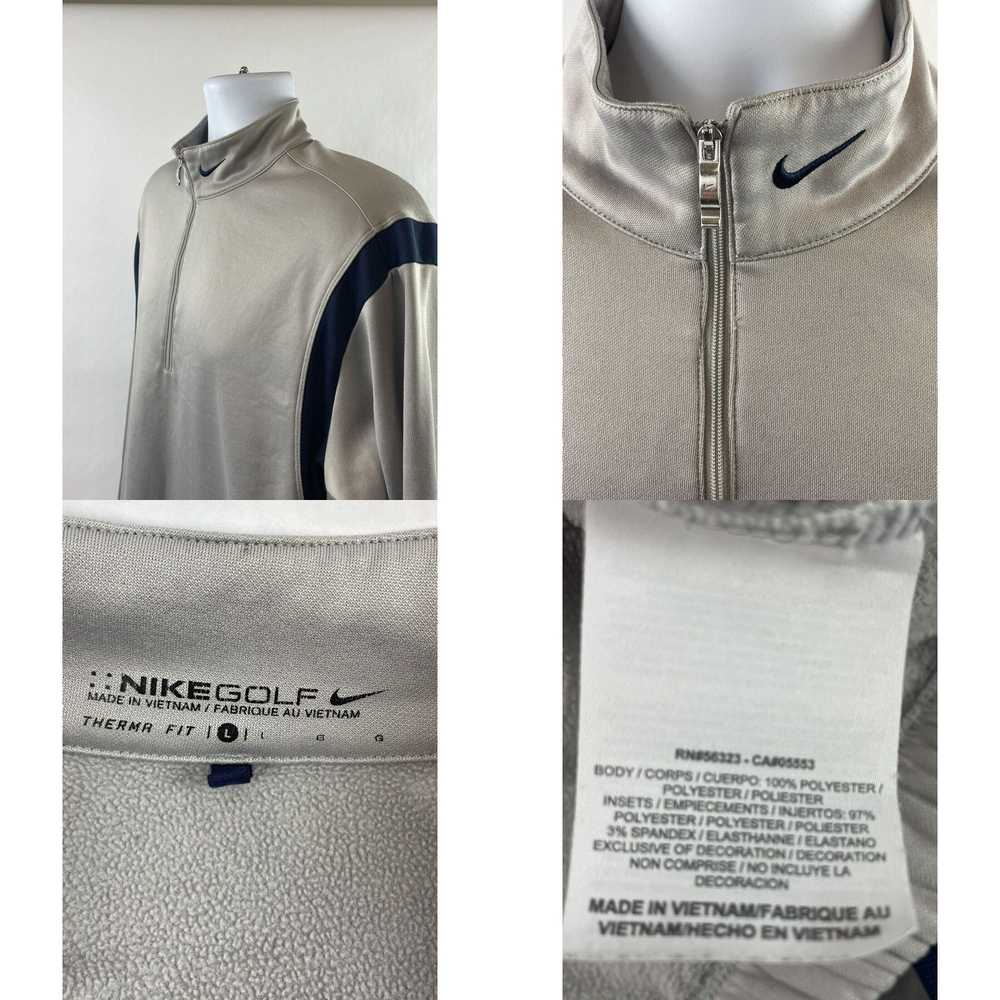 Nike Nike Golf Therma Fit Sweater Mens Large Gray… - image 4