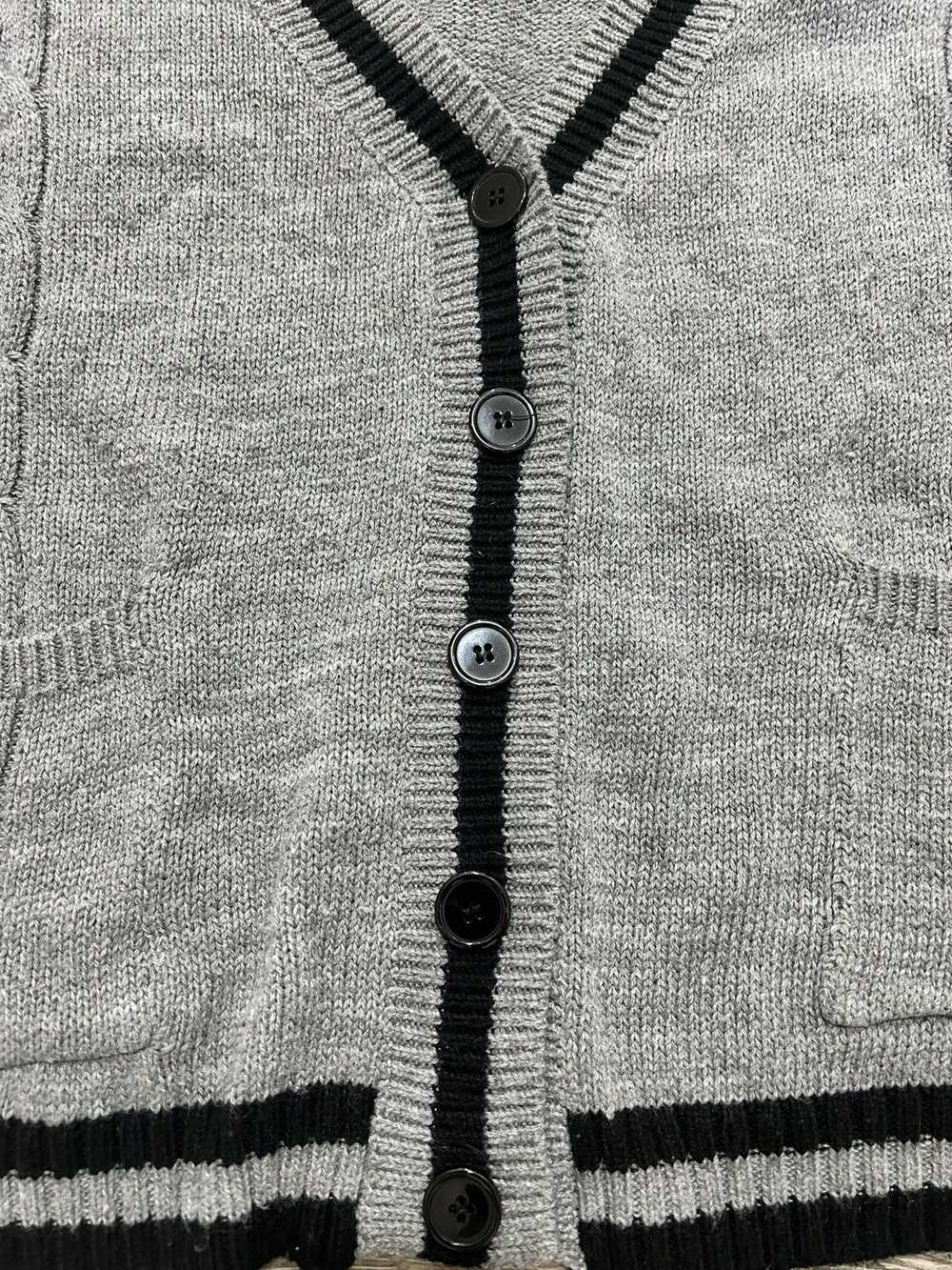 Streetwear × Vintage Long Sleeve V Neck Knit Swea… - image 4