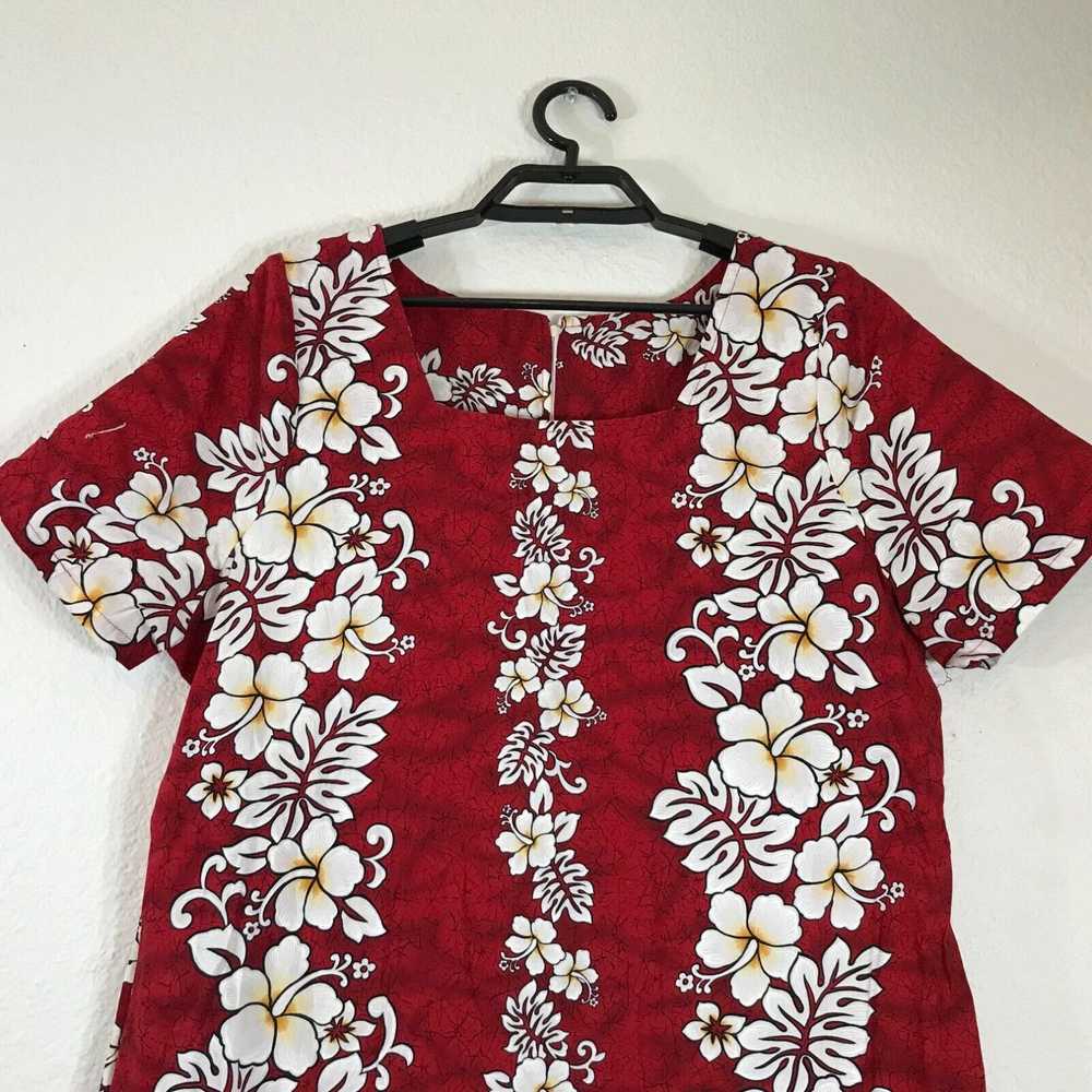 Vintage Winnie Fashion Hawaiian Midi Dress Size X… - image 3