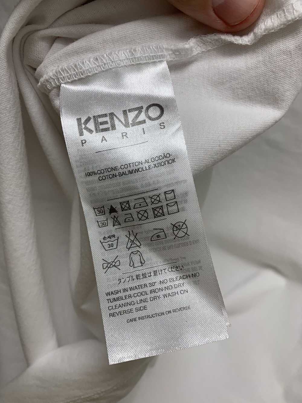 Kenzo Kenzo Paris white t-shirt M sz - image 7