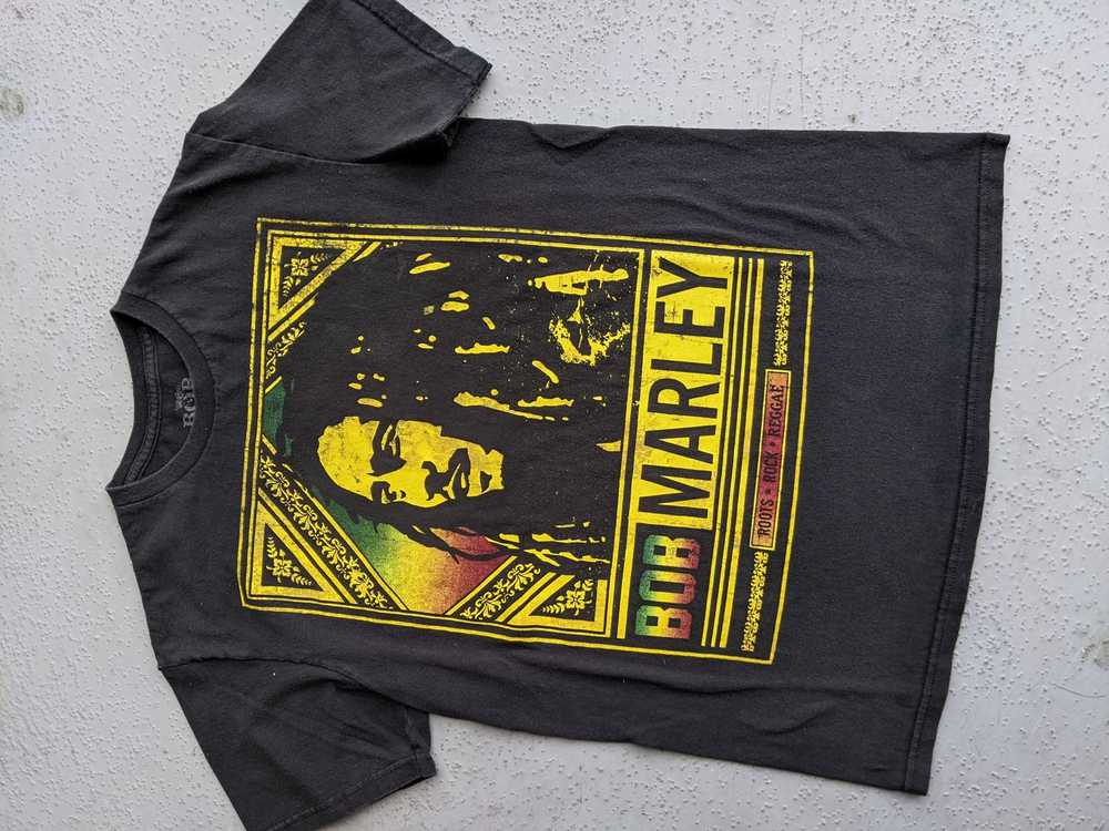 Bob Marley × Rock T Shirt × Rock Tees Bob Marley … - image 3