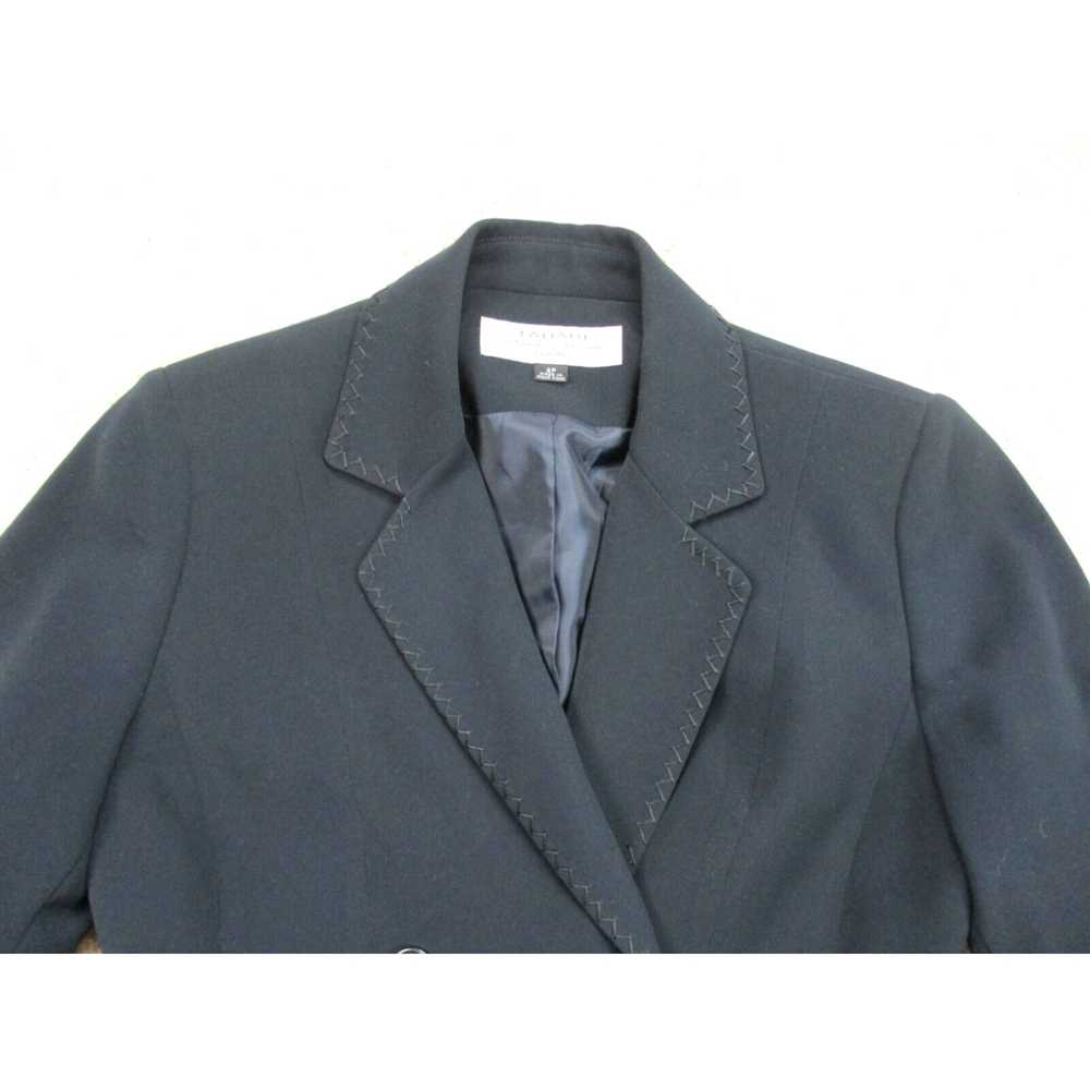 Vintage Tahari Jacket Womens 2 Black Coat Blazer … - image 3