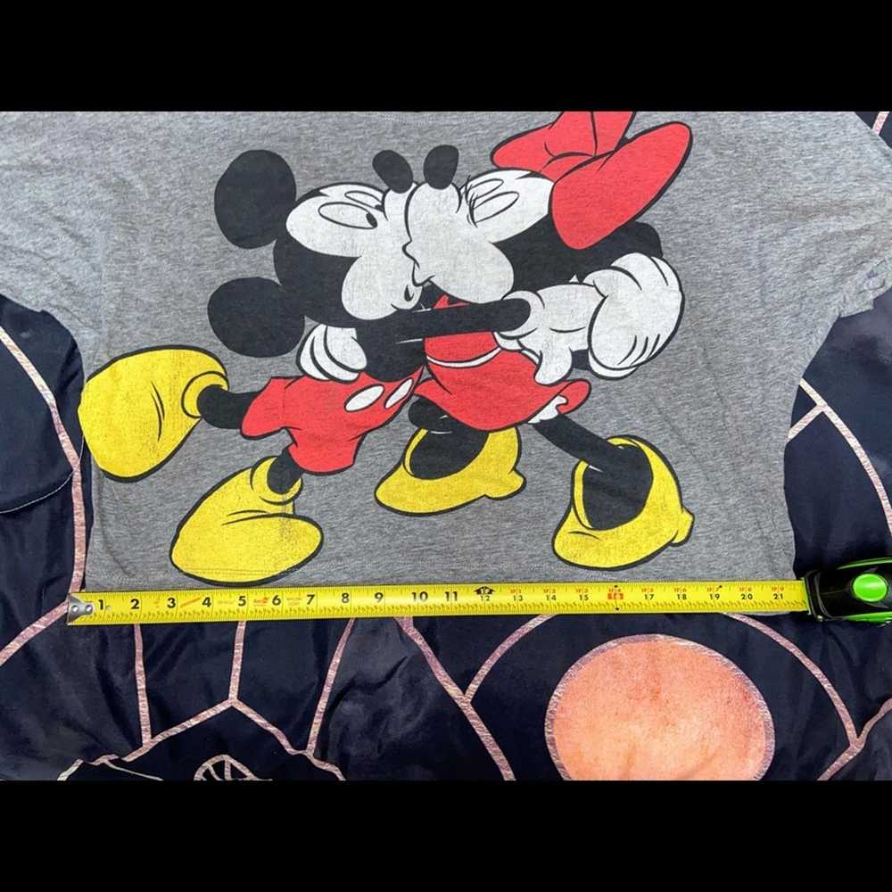 Disney Disney Mickey and Minnie Crop Top Tee - image 4