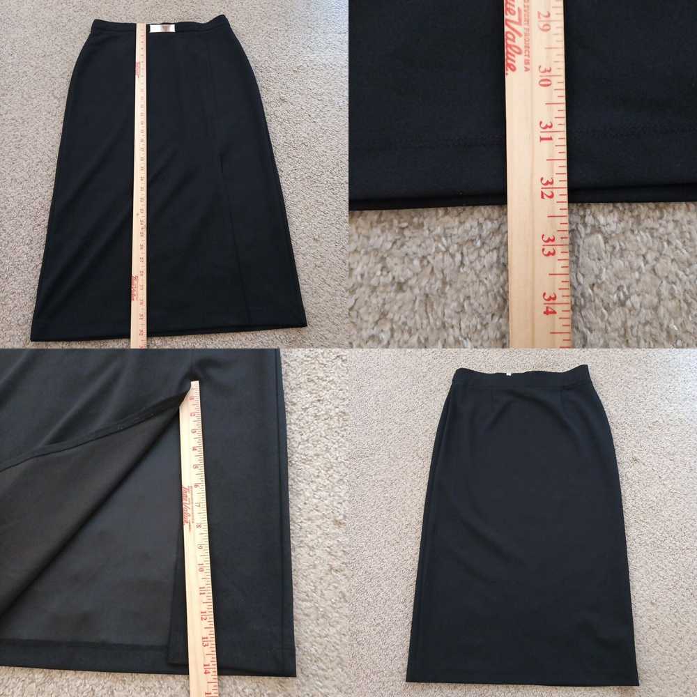 Buckle NYCC Maxi Skirt Medium Black Pull On Slit … - image 4