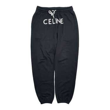 Celine Celine Logo Sweatpants Black - image 1