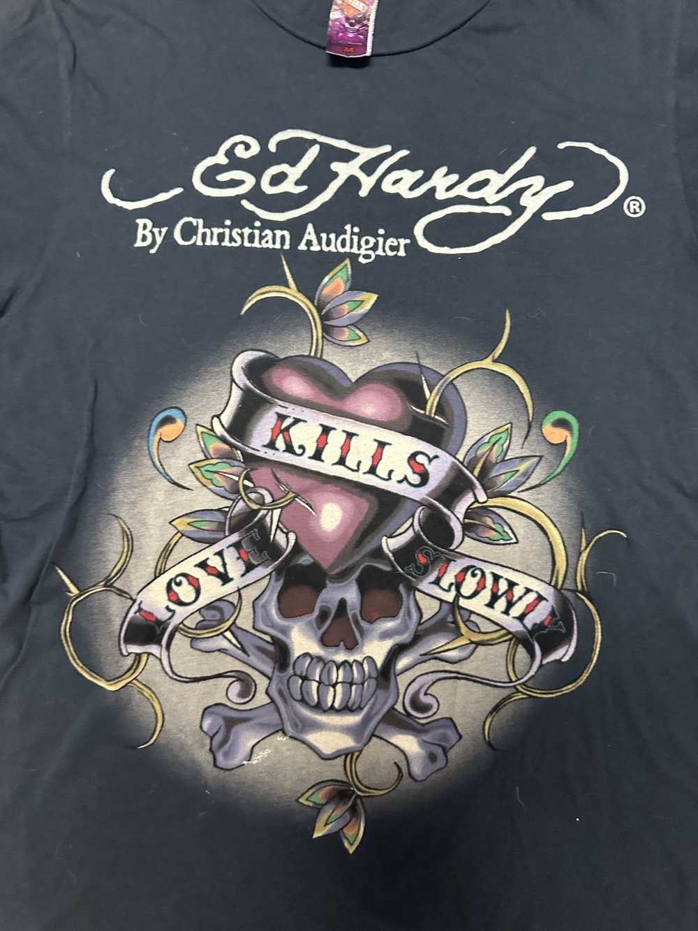 Ed Hardy × Vintage Ed Hardy Love Kills Slowly Tee - image 3