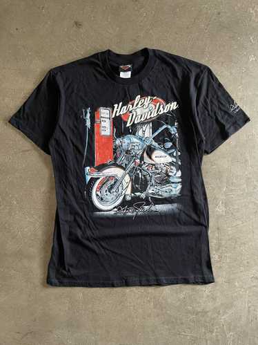 Harley Davidson × Vintage Harley Davidson Gas Stat