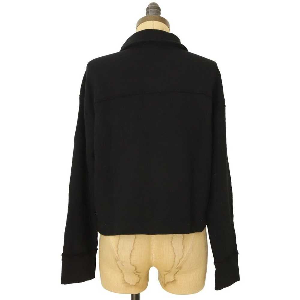 T. la Anthropologie $188 Black Eamon Shacket Shir… - image 3