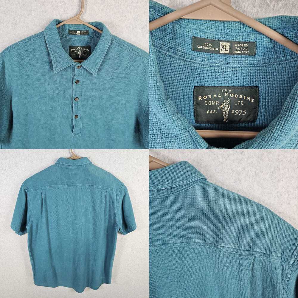 Royal Robbins Vtg Royal Robbins Polo Shirt Mens X… - image 4