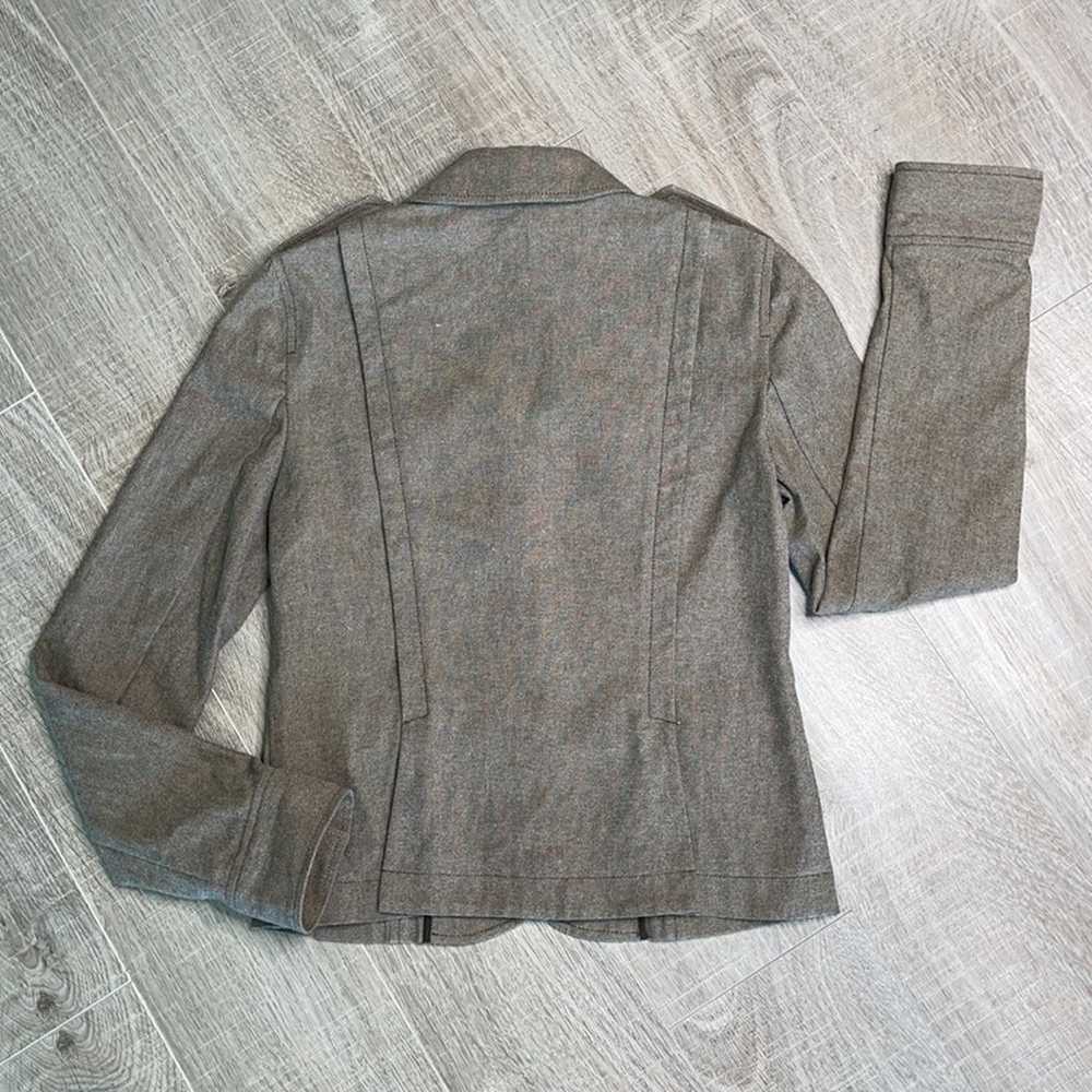 THEORY Tan Cotton Classic 3 Button Blazer Pockets… - image 5