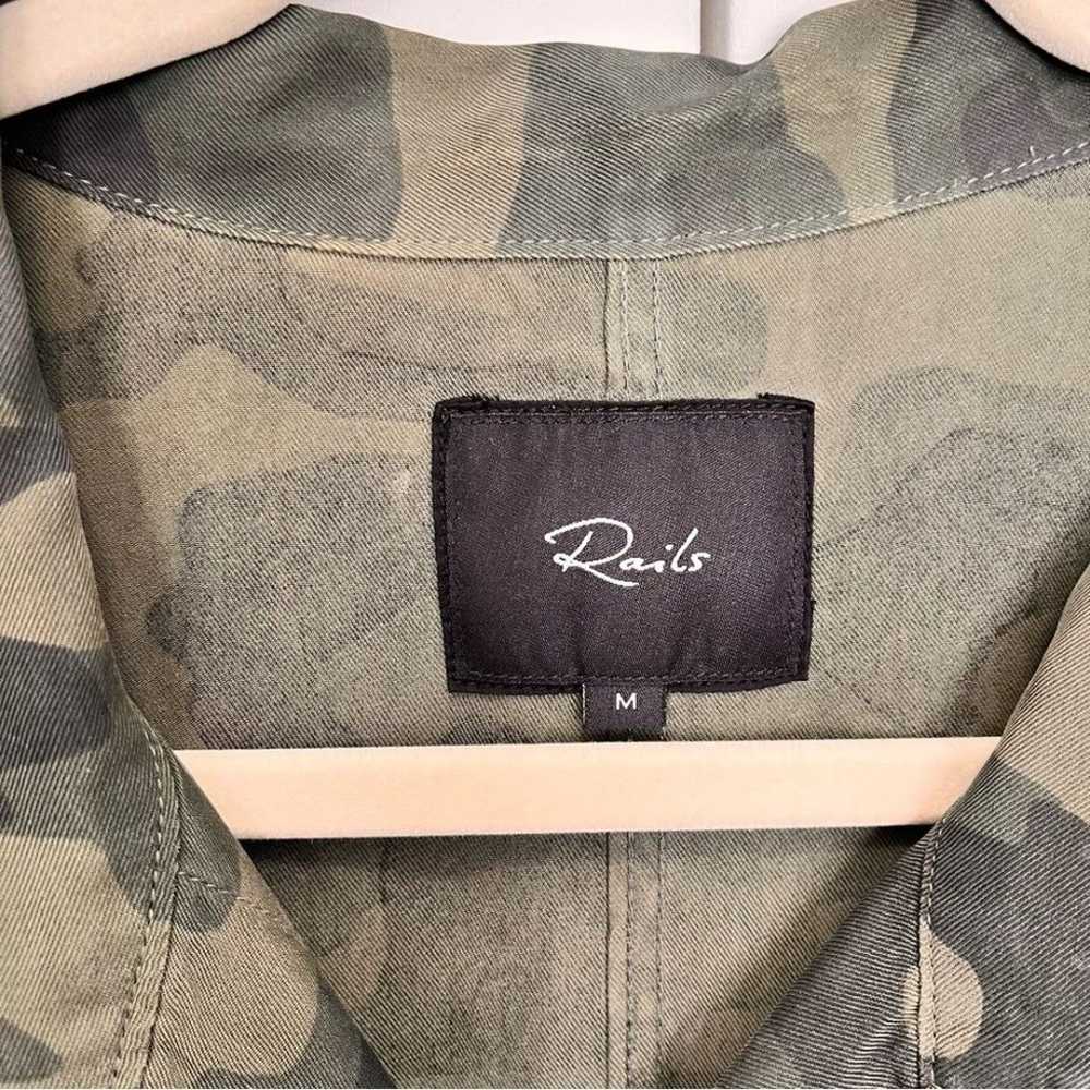 Rails camo jacket green brown size medium militar… - image 2