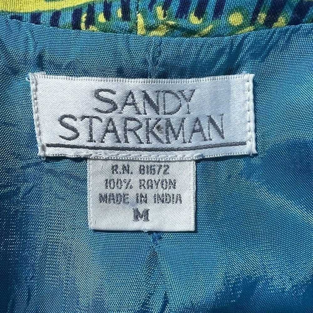 Sandy Starkman Jacket Medium Art To Wear Embroide… - image 10
