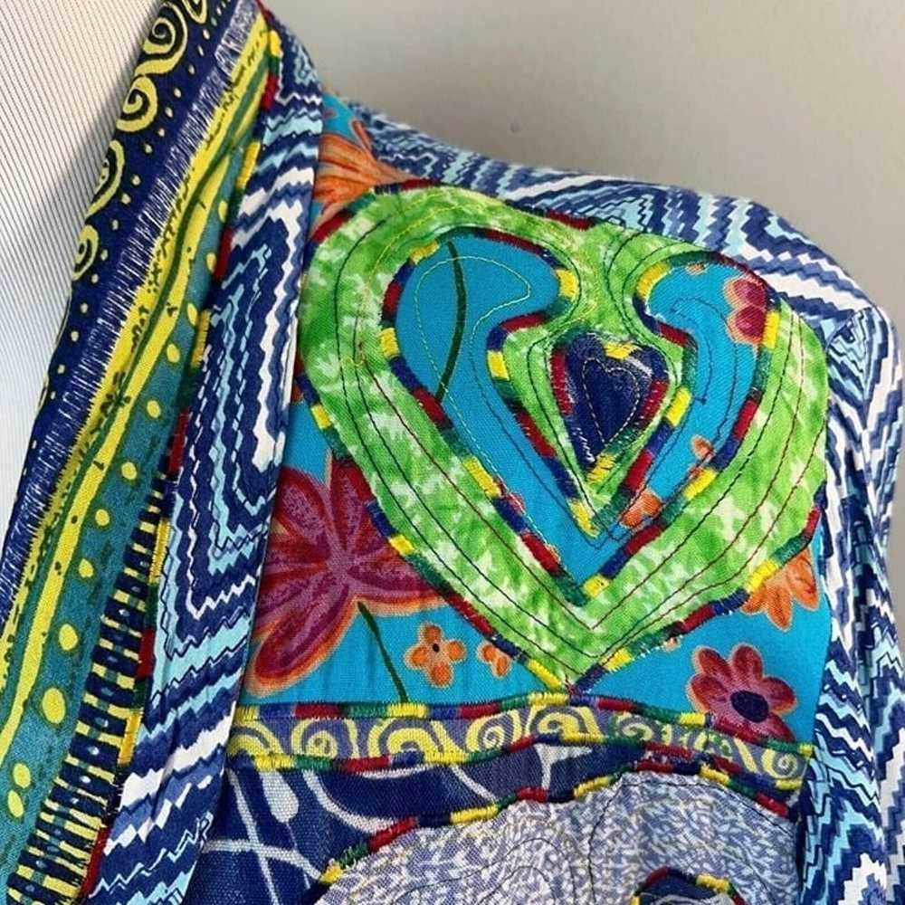 Sandy Starkman Jacket Medium Art To Wear Embroide… - image 12