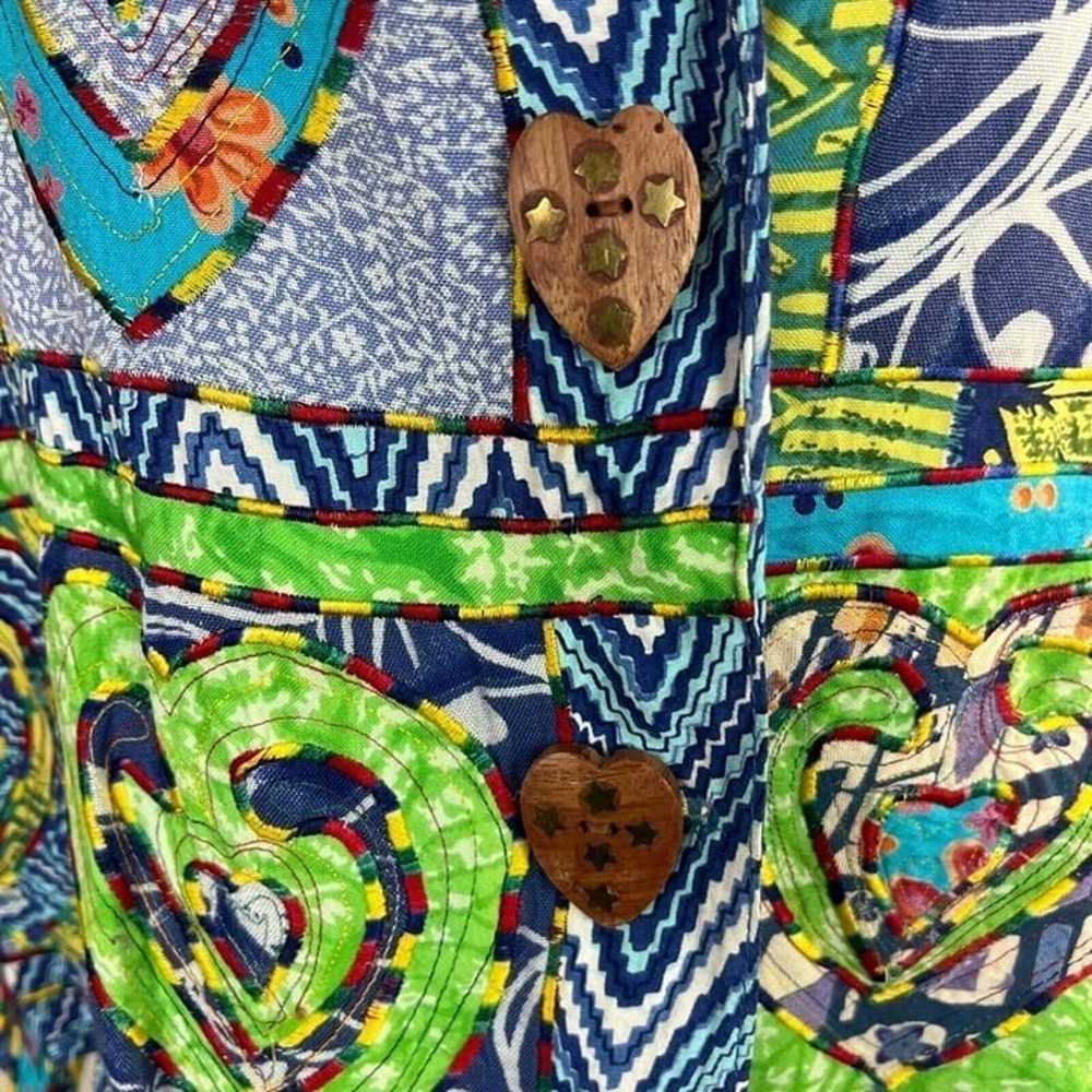 Sandy Starkman Jacket Medium Art To Wear Embroide… - image 3