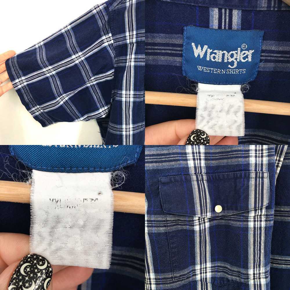 Wrangler vintage Wrangler Western short sleeve pe… - image 4