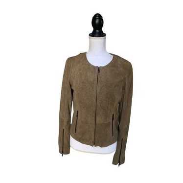 Women's genuine suede leather jacket - image 1