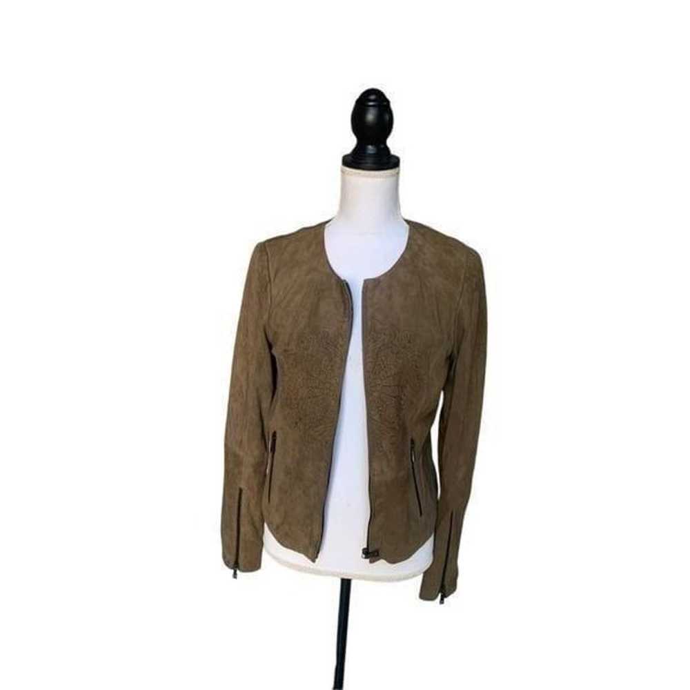 Women's genuine suede leather jacket - image 3