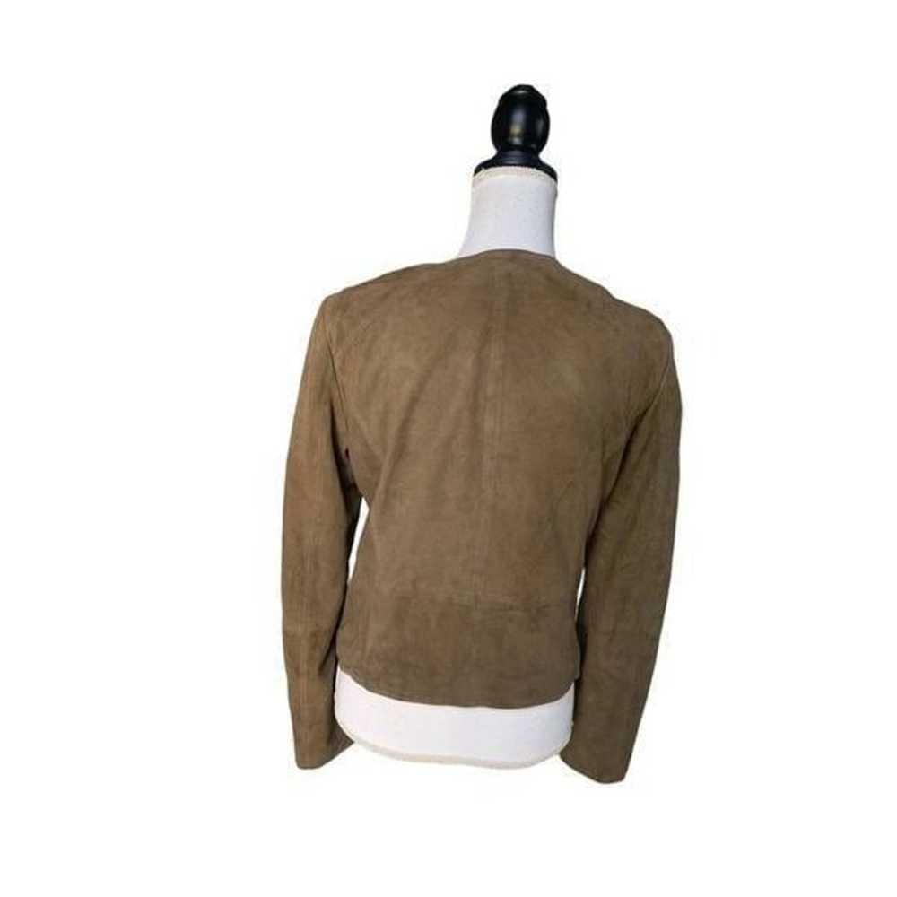 Women's genuine suede leather jacket - image 4