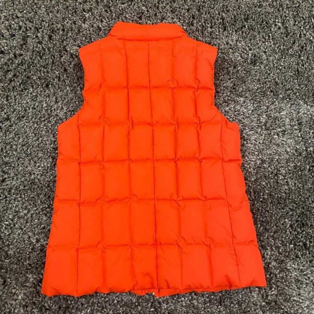 GAP Quilted Puffer Vest in Orange, Size S - image 3