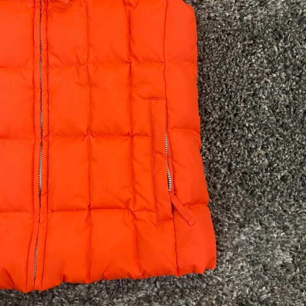 GAP Quilted Puffer Vest in Orange, Size S - image 4