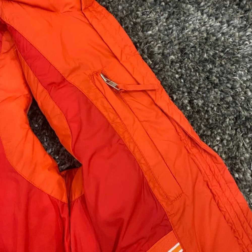 GAP Quilted Puffer Vest in Orange, Size S - image 5