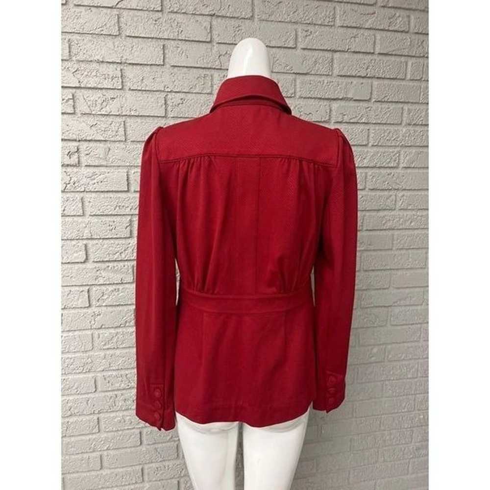 Cabi Spencer Women Red Jacket Size S - image 3