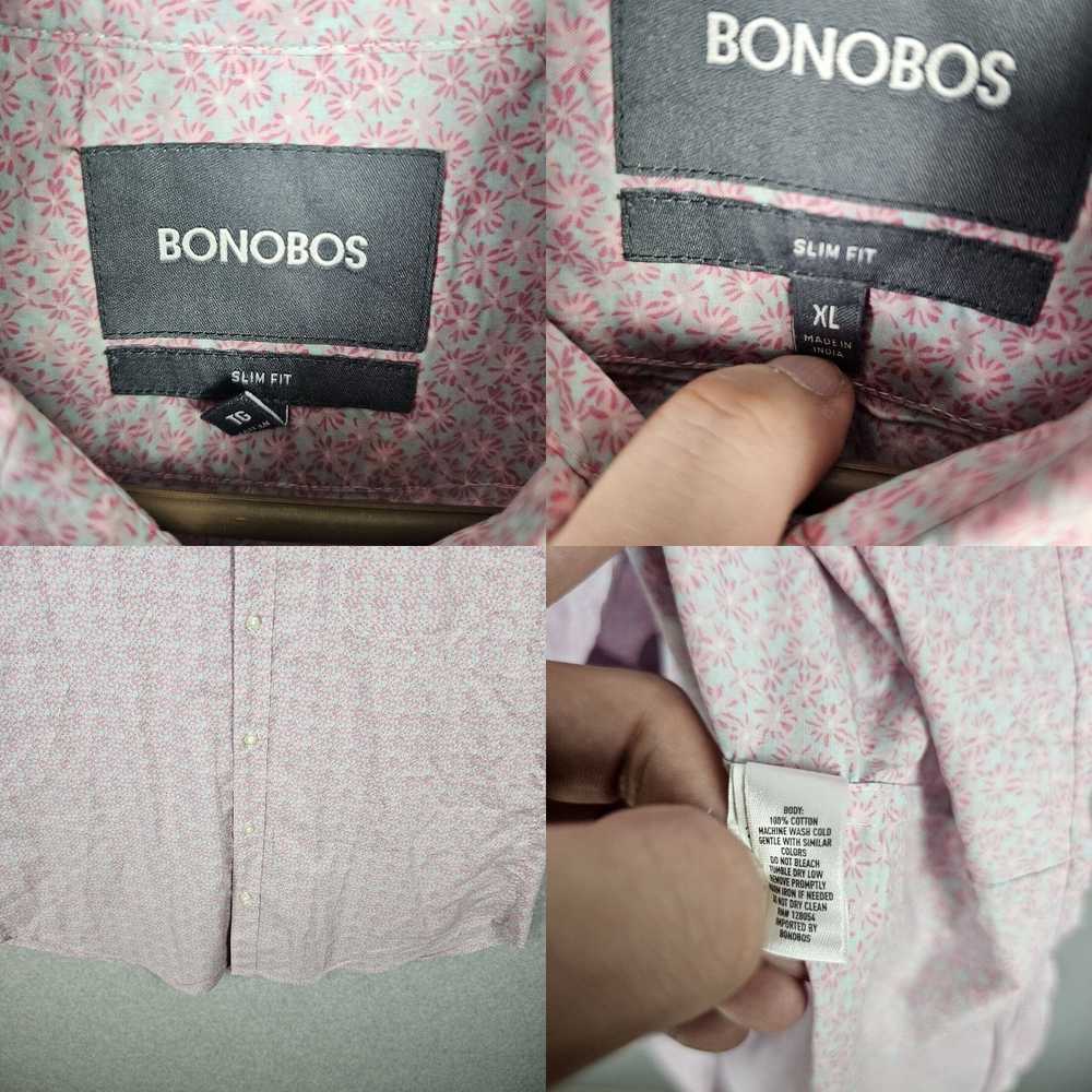 Bonobos Bonobos Button Down Shirt Mens XL Slim Fi… - image 4