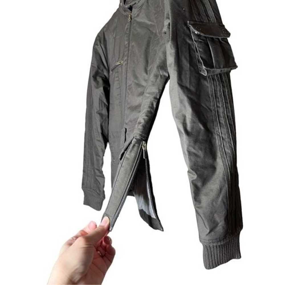 Adidas Gray Utility Jacket Size Medium - image 4