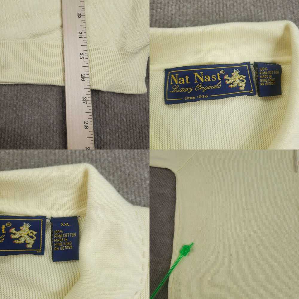 Nat Nast Nat Nast Polo Shirt Mens 2XL XXL Yellow … - image 4