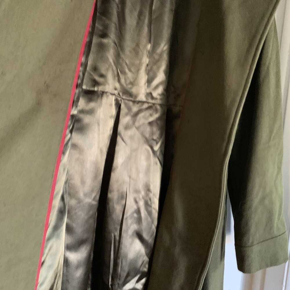 Merona Overcoat Adult Size XL Wool Blend Green Lo… - image 12