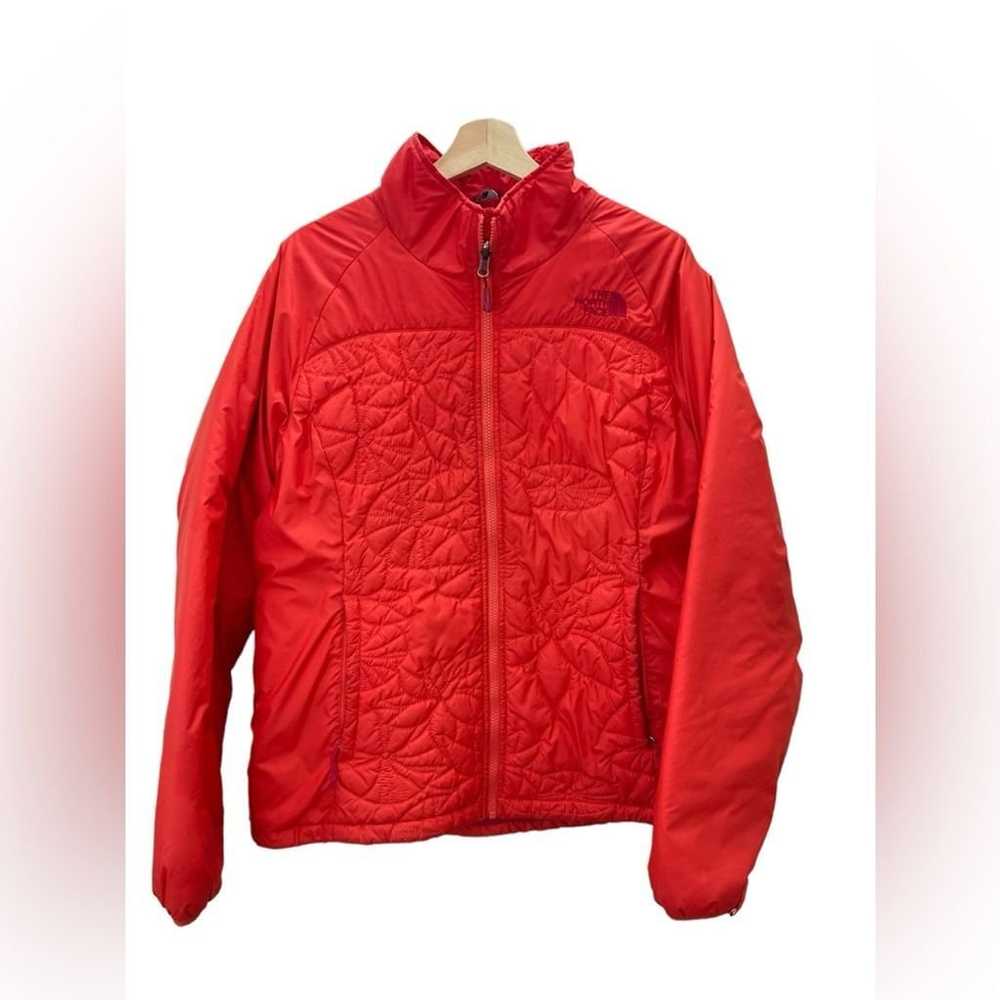 The North Face Floral Stitching Quilted Puffer Ja… - image 2
