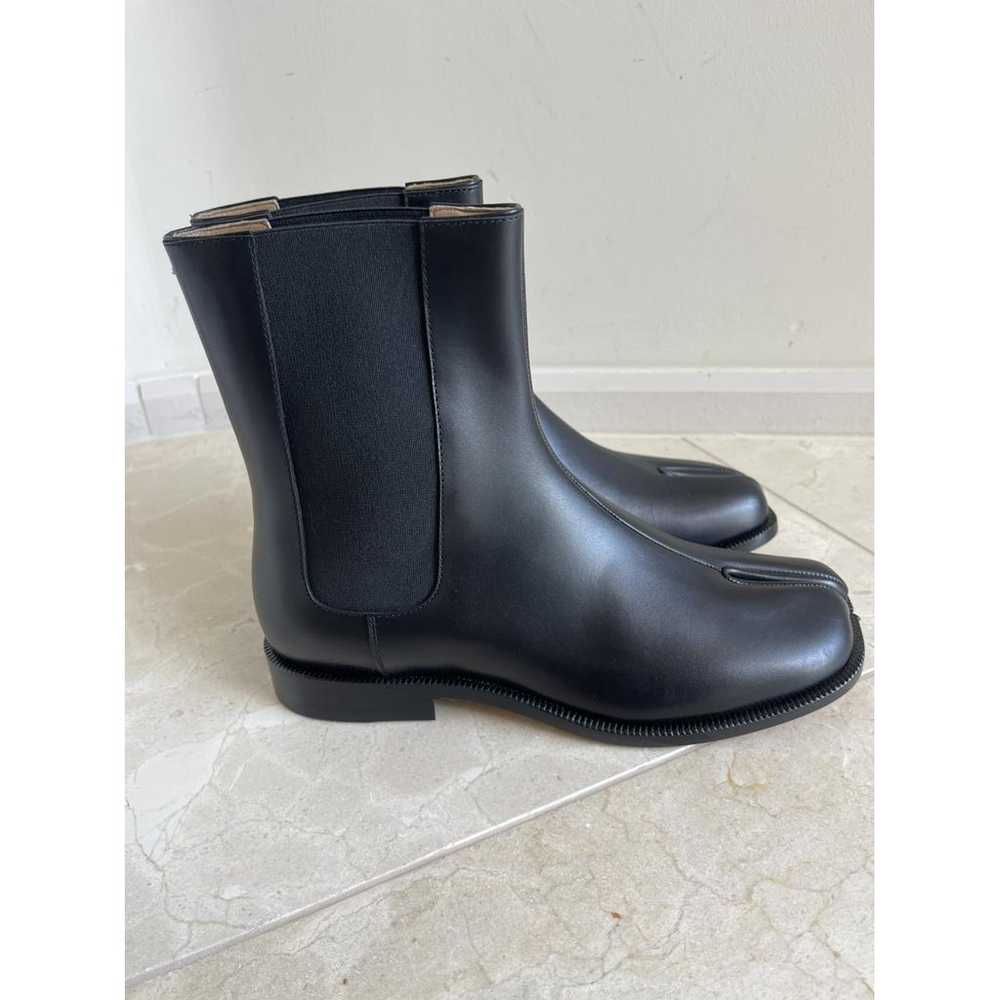 Maison Martin Margiela Tabi leather ankle boots - image 4