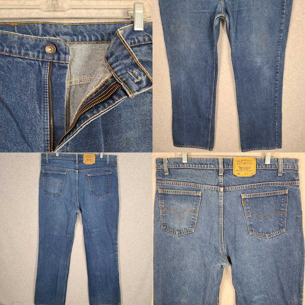 Levi's Vintage Levis Orange Tab 517 Jeans Mens 42… - image 4