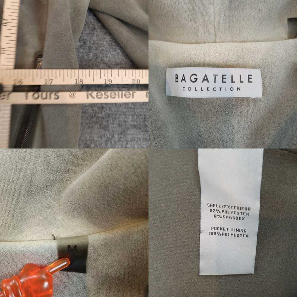 Vintage Bagatelle Jacket Womens Medium Gray Open … - image 4