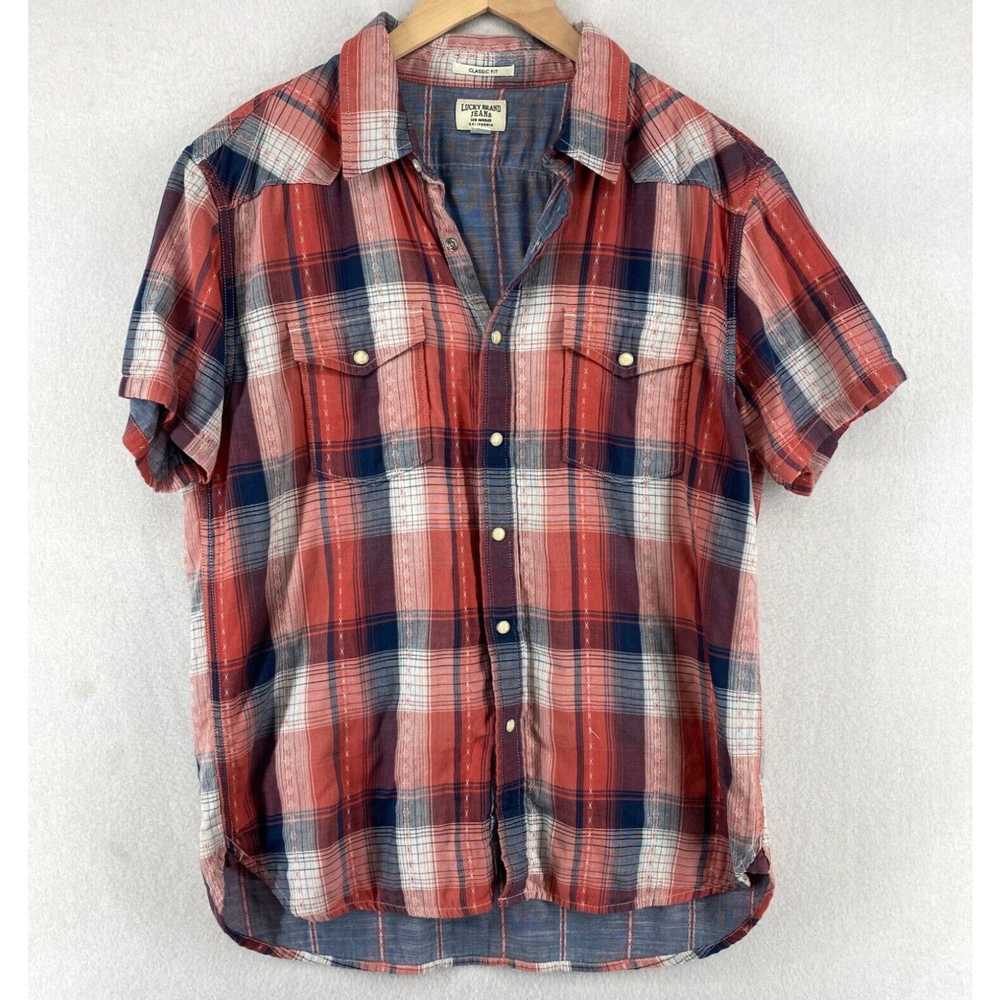 Lucky Brand LUCKY BRAND Shirt M Classic Fit Weste… - image 2