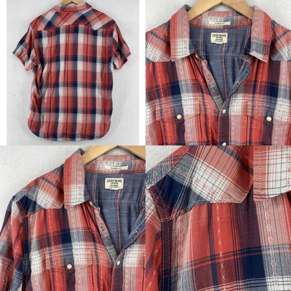 Lucky Brand LUCKY BRAND Shirt M Classic Fit Weste… - image 4