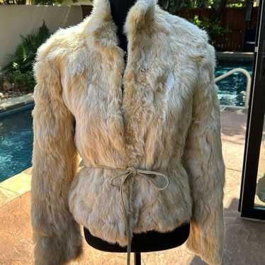 Vintage Wilsons Leather Maxima Genuine Rabbit Fur 