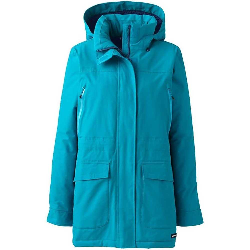 Lands' End The Squall Jacket Size M 10-12 Parka W… - image 1