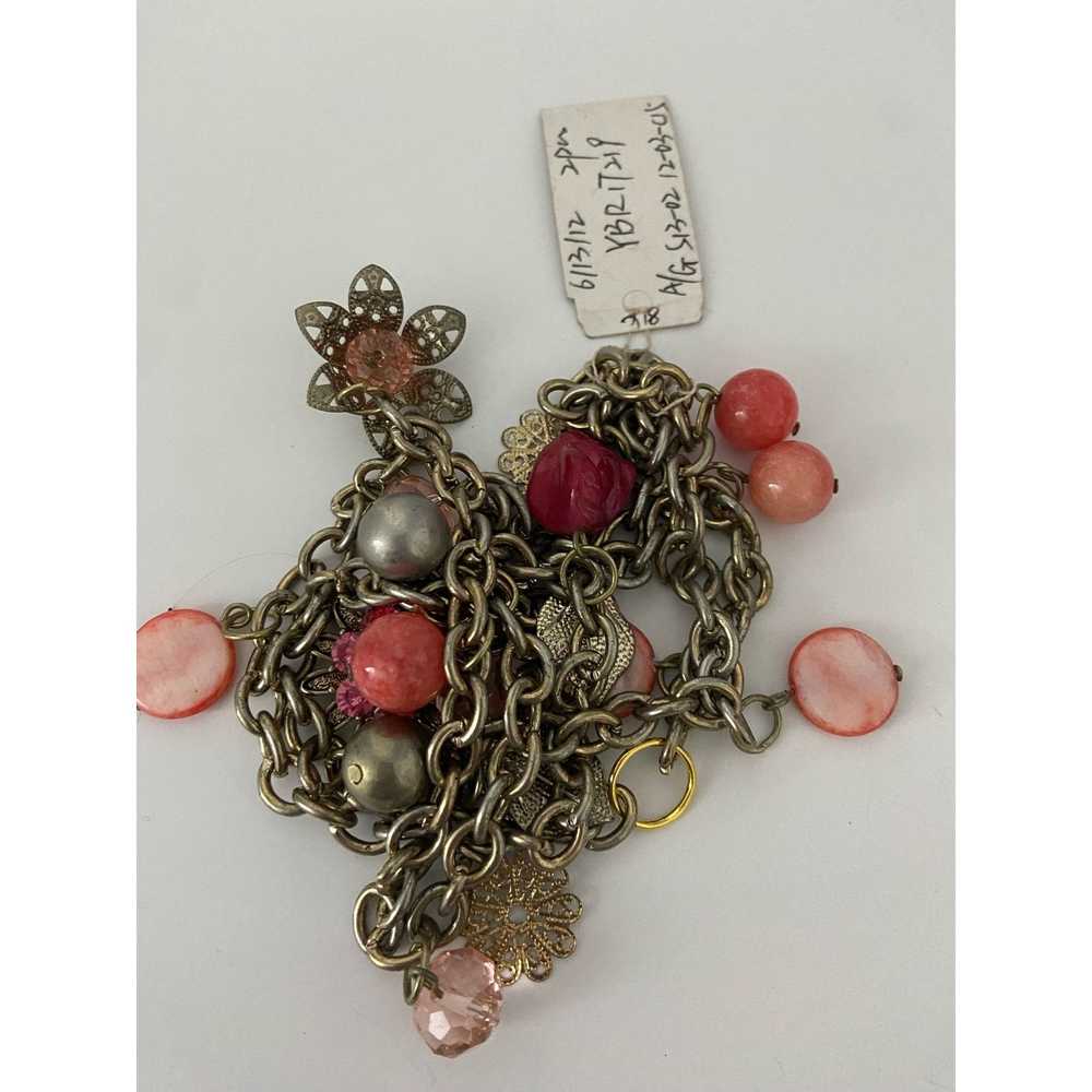 Generic Erica Lyons Upcycled floral trinket neckl… - image 5