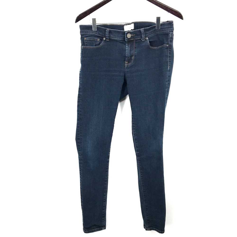 Vintage HALOGEN low Mid rise skinny jeans dark wa… - image 1