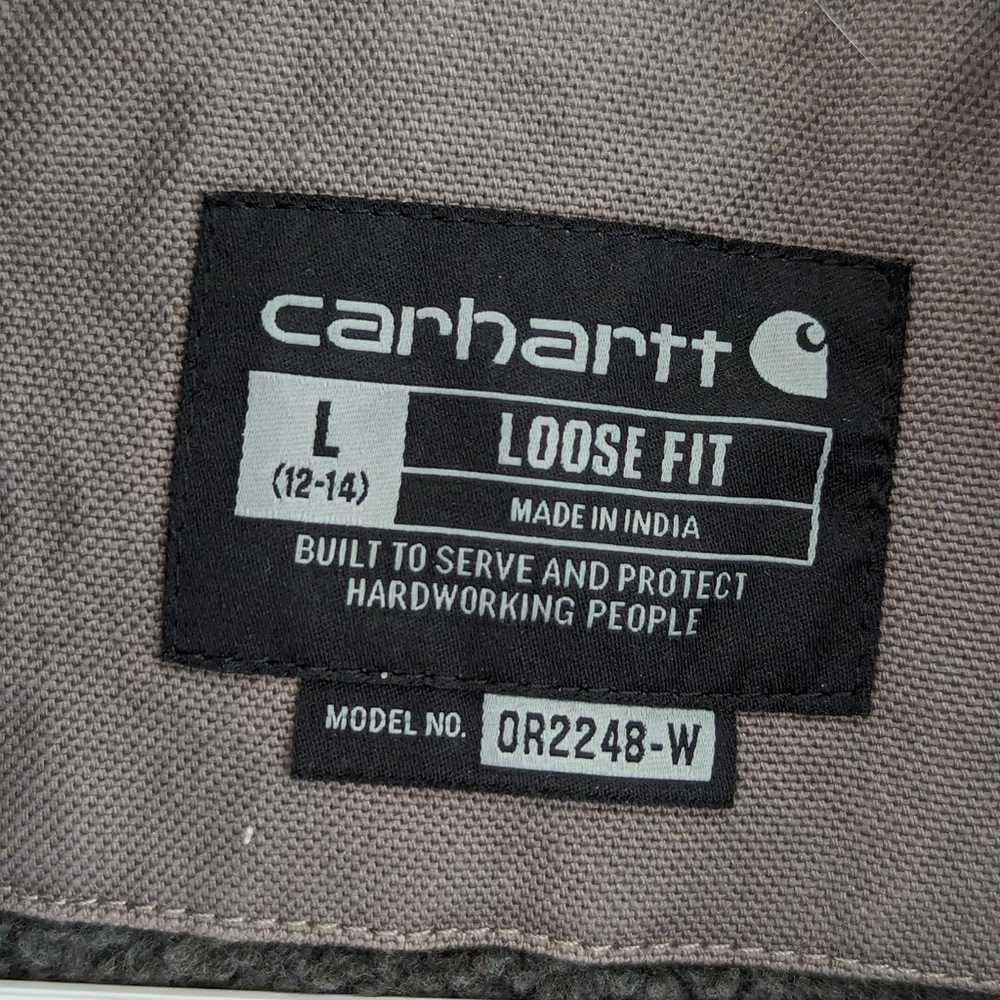 Carhartt Ladies Full Swing Loose Fit Washed Duck … - image 2