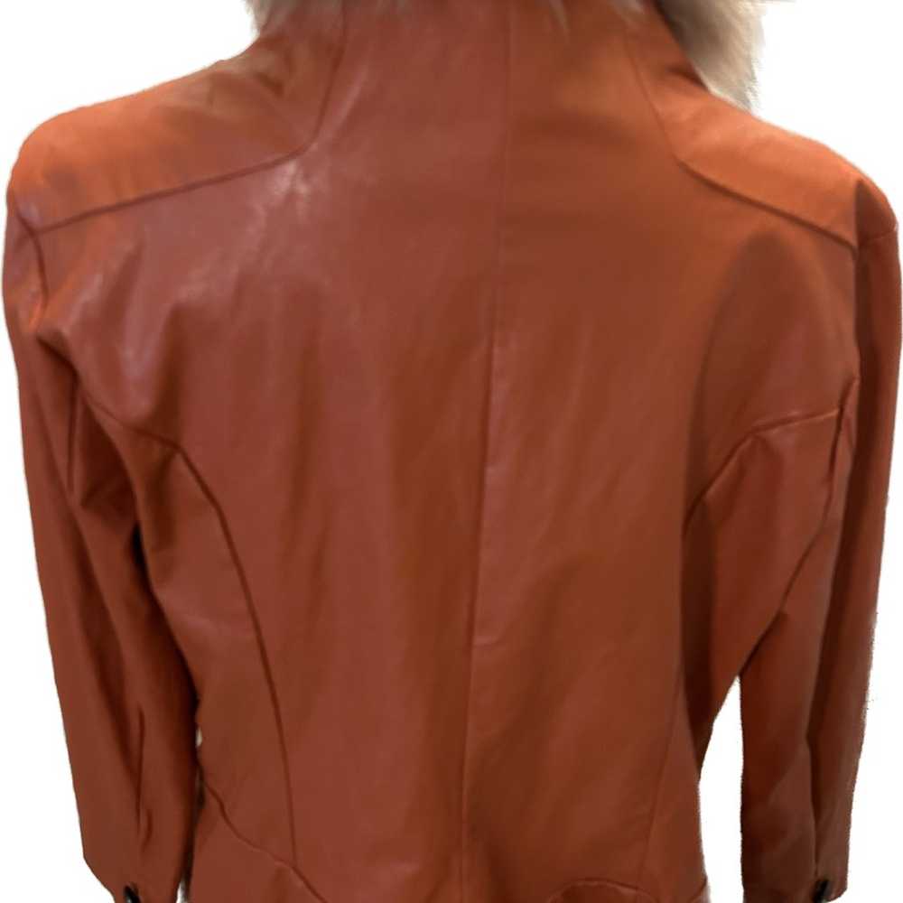Faux Leather Fashion Jacket - image 3