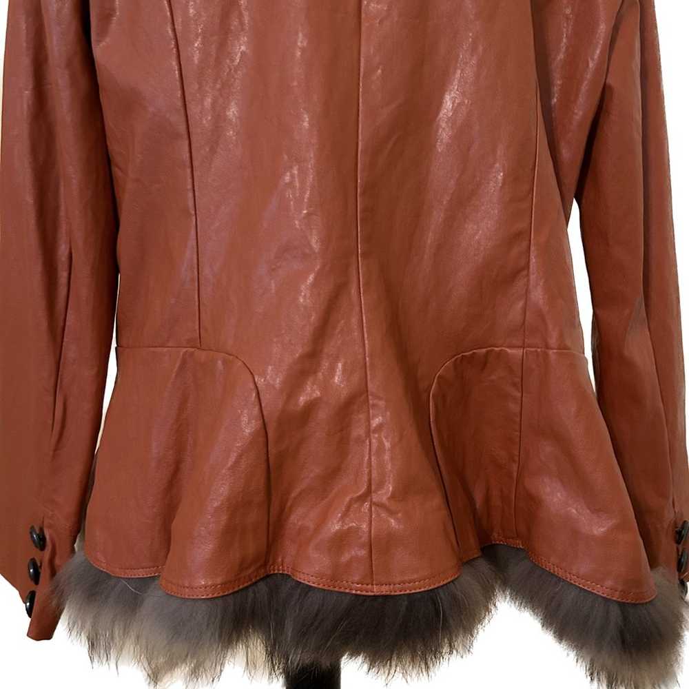 Faux Leather Fashion Jacket - image 4