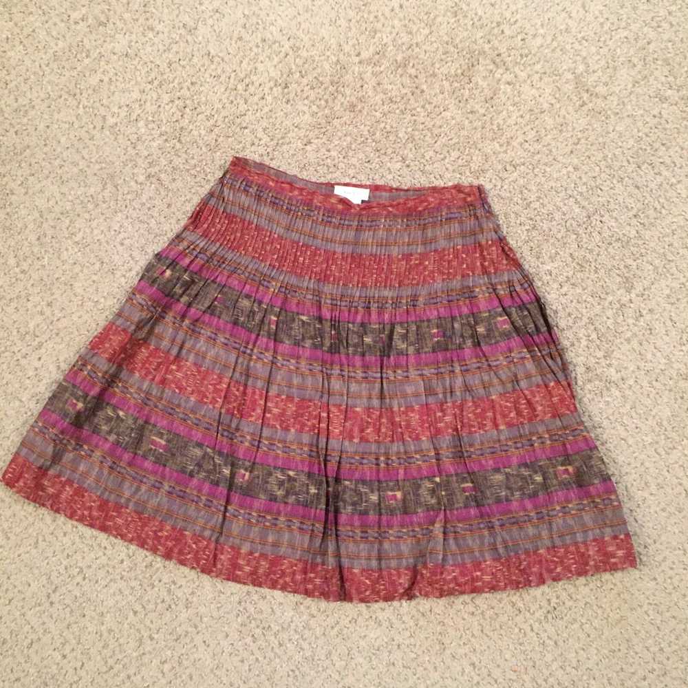 Vintage Kate Hill Skirt Size 8P Knee Length Pleat… - image 2
