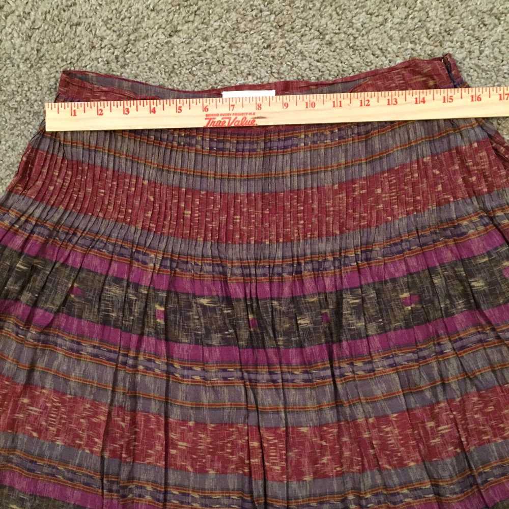 Vintage Kate Hill Skirt Size 8P Knee Length Pleat… - image 3