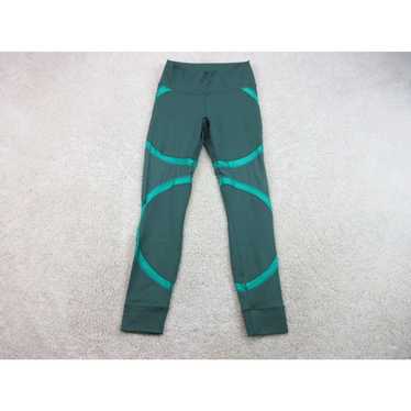 Fabletics Fabletics Pant Womens Small Green Mesh … - image 1
