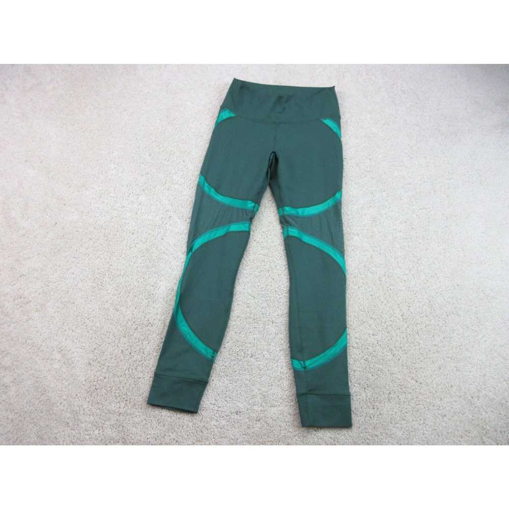 Fabletics Fabletics Pant Womens Small Green Mesh … - image 2