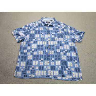 Nat Nast Nat Nast Shirt Mens XL Blue white Button… - image 1